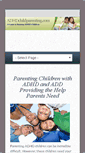 Mobile Screenshot of adhdchildparenting.com